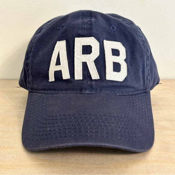 Aviate ARB Strapback Hat Ann Arbor Municipal Airport Code Cap - Picture 1 of 9